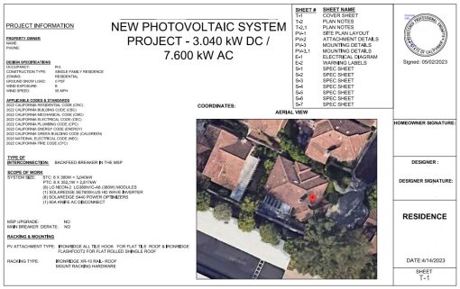 24 Hour Turnaround Solar Permit Plans