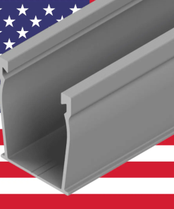 SnapNrack 232-10095-USA UR-45 Rail, 172″, Mill