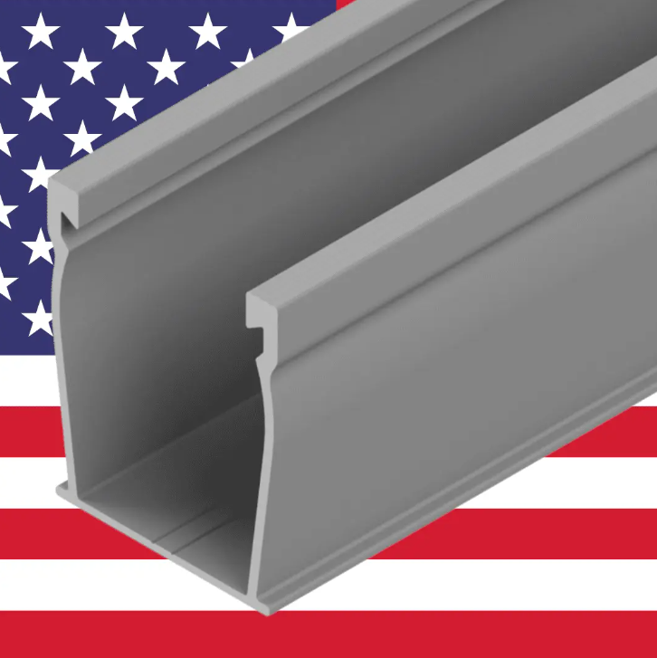 SnapNrack 232-10095-USA UR-45 Rail, 172″, Mill