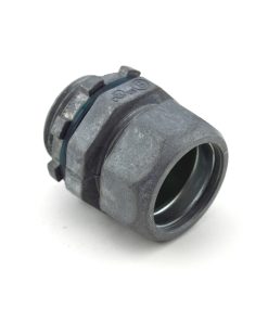 BRIDGEPORT 251-RT2 3/4″ EMT COMPRESSION CONNECTOR, RAINTIGHT, DIE CAST