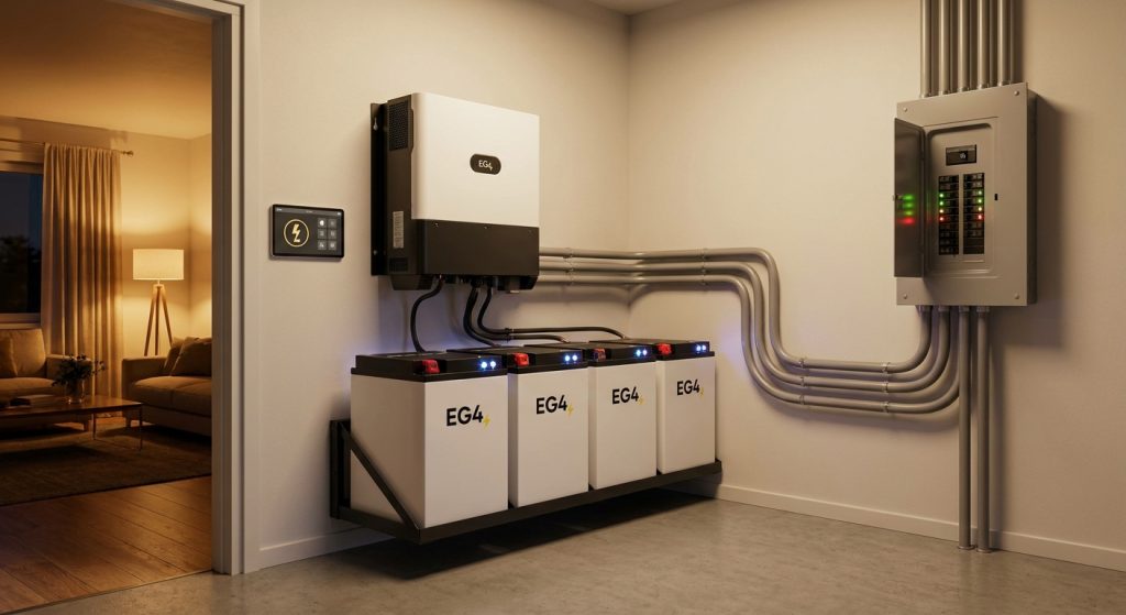 Best EG4 battery setup for whole-home backup