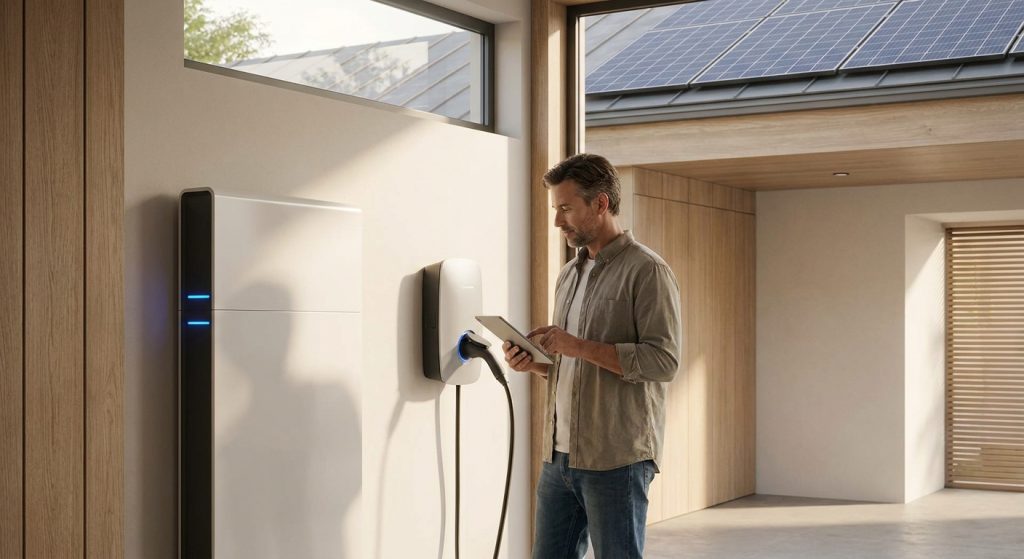 How to choose the right EV charger for a home solar battery system