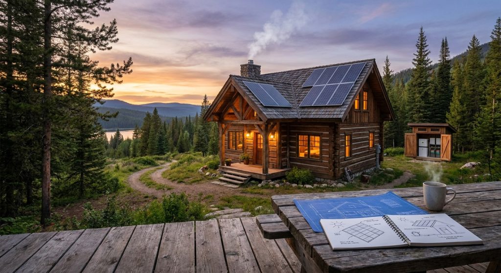 How to design an off-grid solar system for a remote cabin