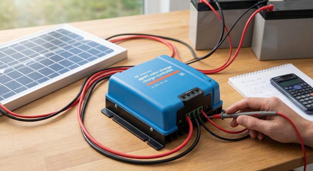 How to size an MPPT charge controller for a solar array