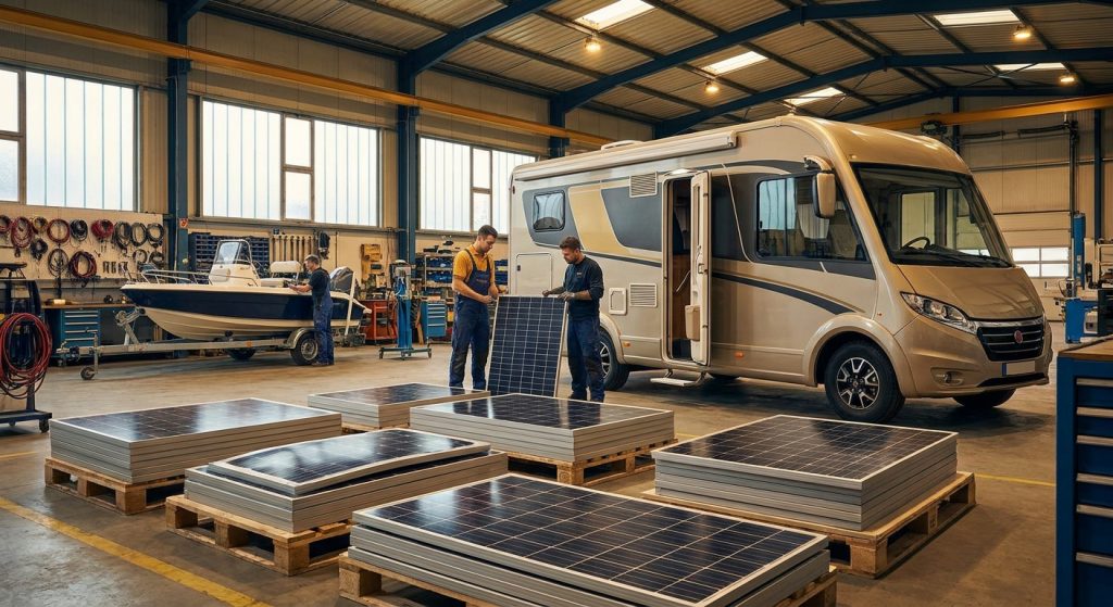 Wholesale solar panels for RV and marine installers